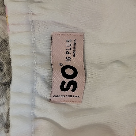 SO Pink and Orange Striped Kids Dress - Picture 5 of 7